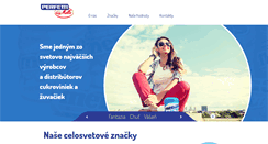 Desktop Screenshot of perfettivanmelle.sk